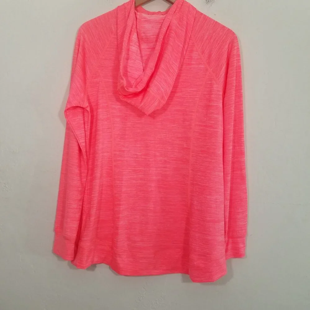Like New Torrid Active Spacedye Hoodie Zip Up Thumbhole Size 0 - Picture 7 of 7